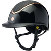 Charles Owen Casco Kylo Sparkly Wide Peak MIPS Black Gloss/Rose Gold