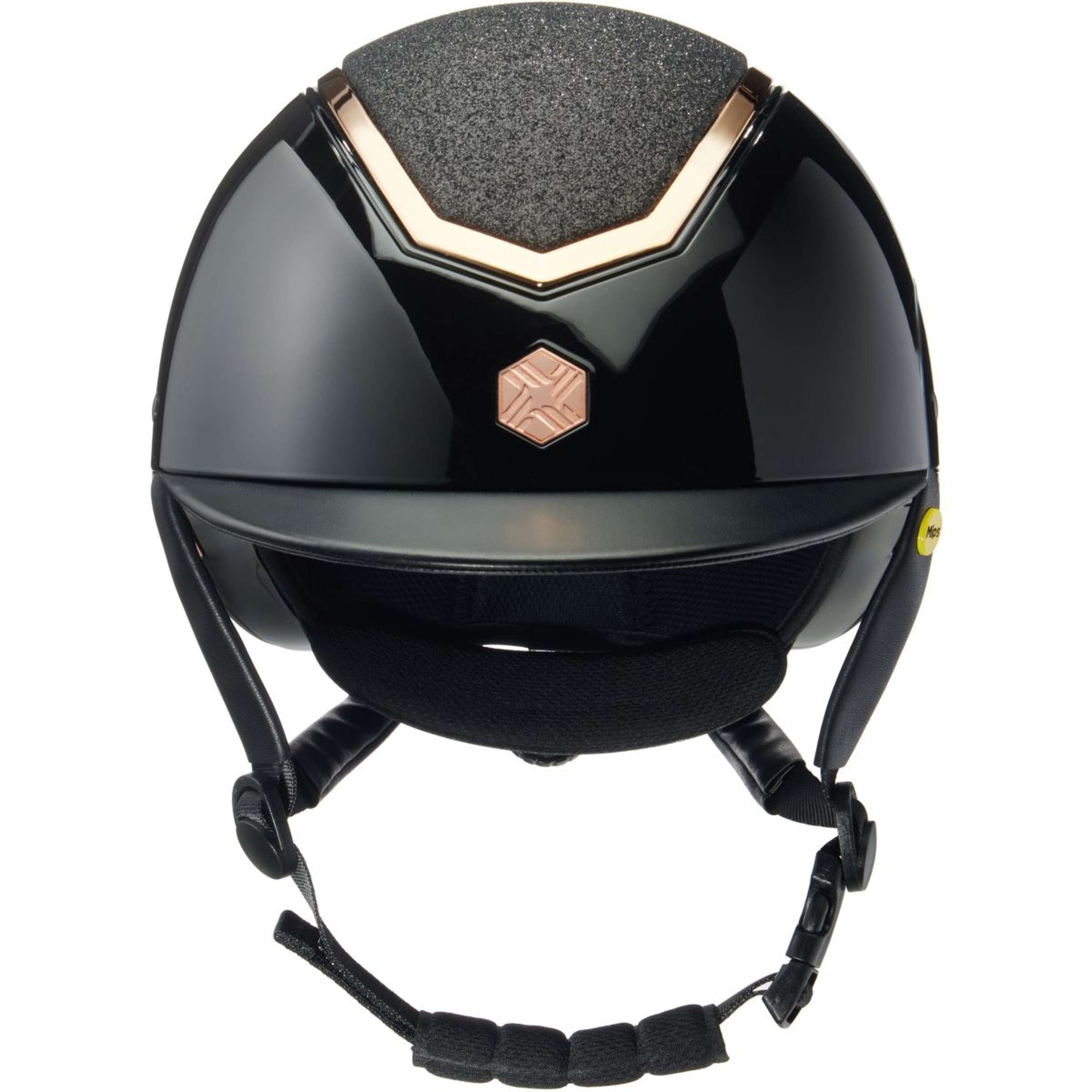 Charles Owen Casco Kylo Sparkly MIPS Black Gloss/Rose Gold