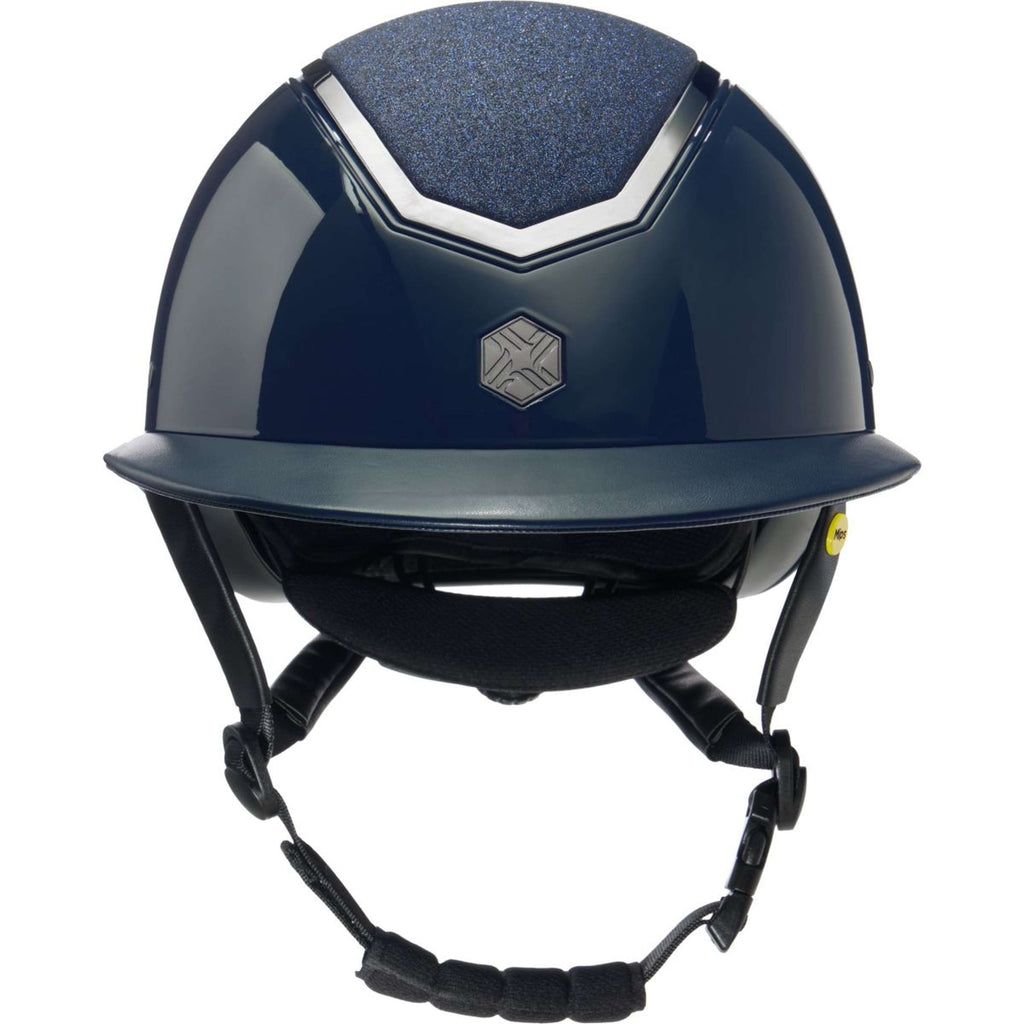 Charles Owen Casco Kylo Sparkly Wide Peak MIPS Navy Gloss/Pewter