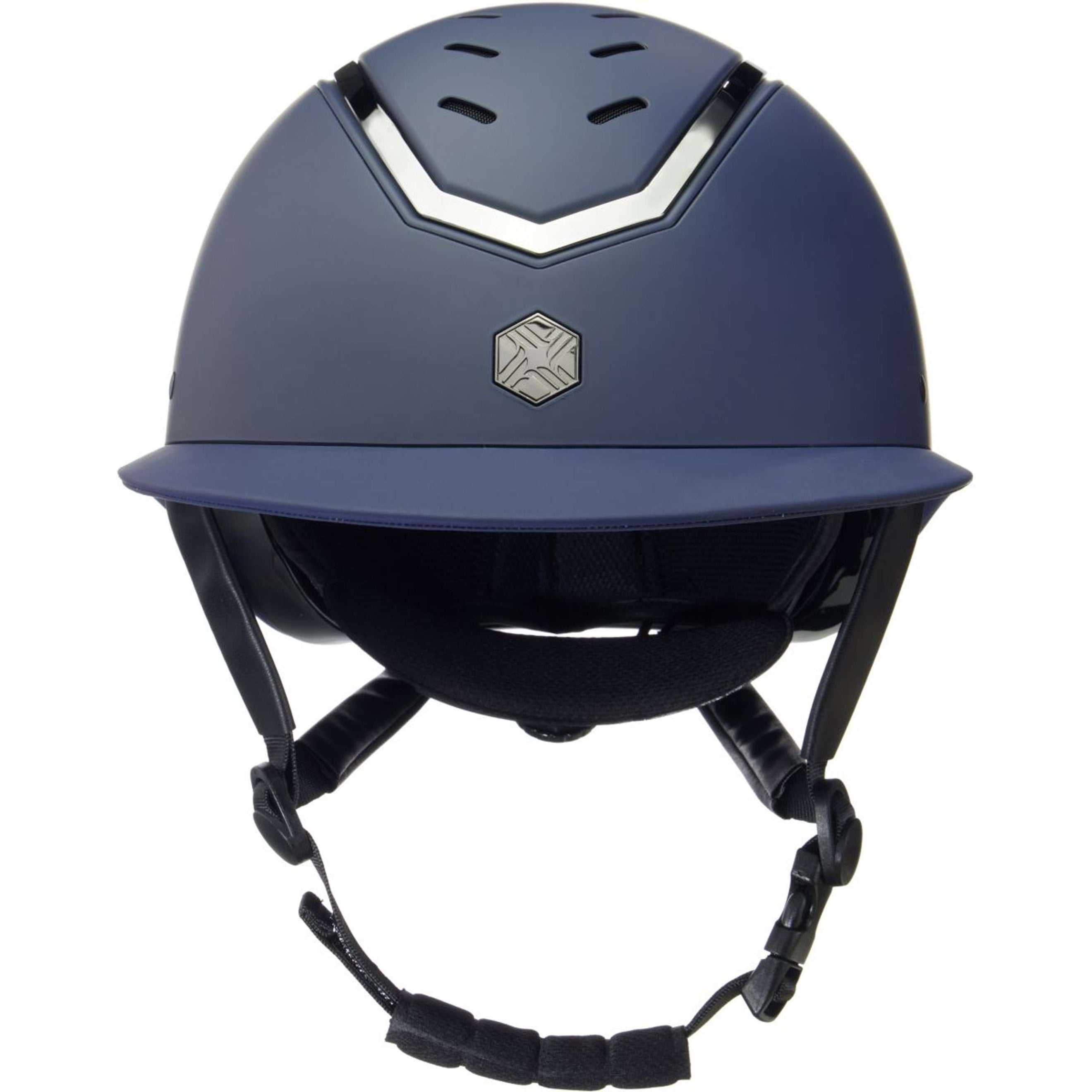 Charles Owen Casco Kylo Wide Peak Navy Matte/Pewter Charles Owen Casco Kylo Wide Peak Navy Matte/Pewter