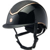 Charles Owen Casco Kylo Sparkly Black Gloss/Rose Gold