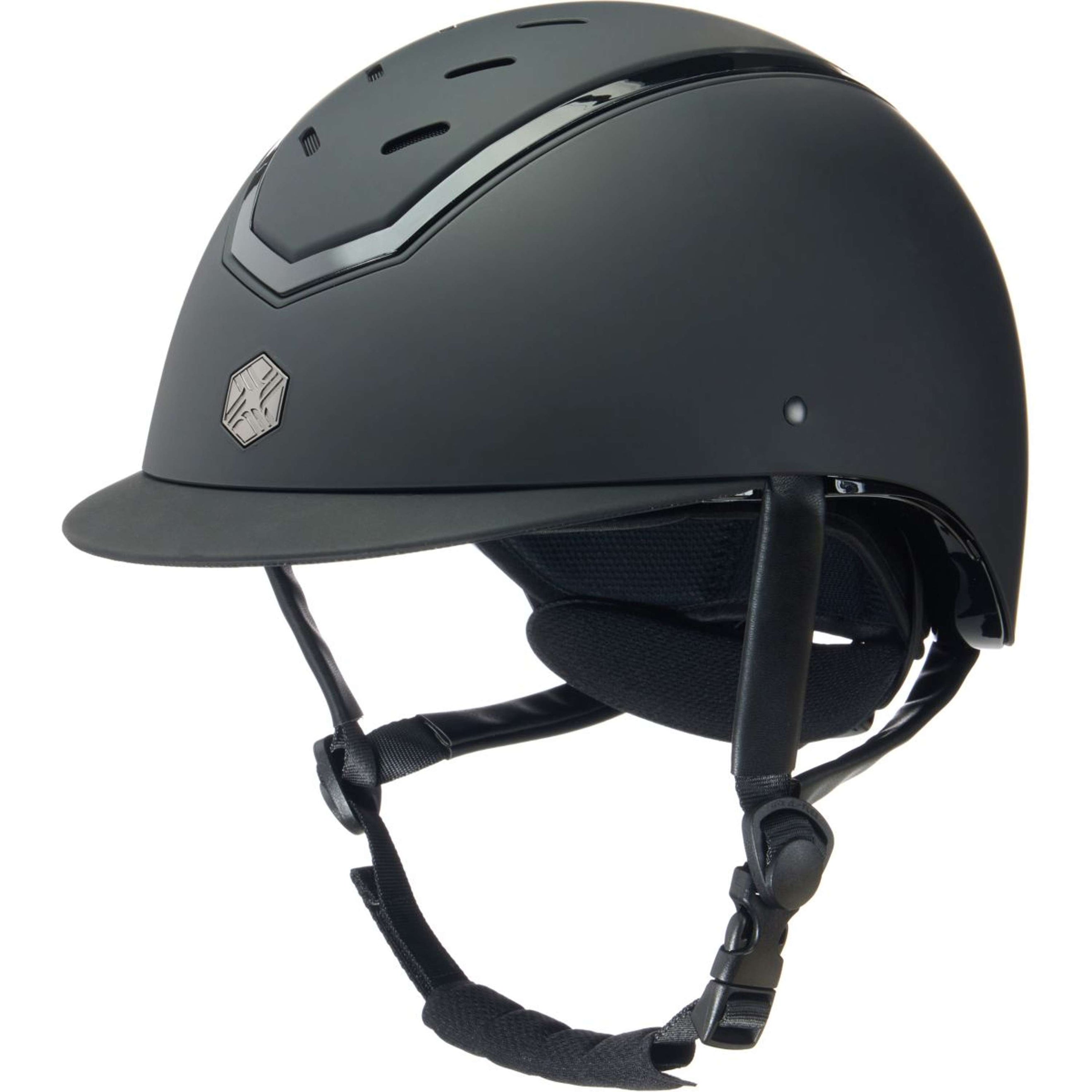 Charles Owen Casco Kylo Black Matte/Black Gloss