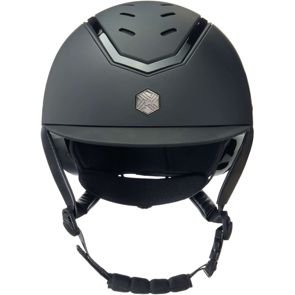 Charles Owen Casco Kylo Black Matte/Black Gloss