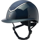 Charles Owen Casco Kylo Sparkly Wide Peak Navy Gloss/Pewter
