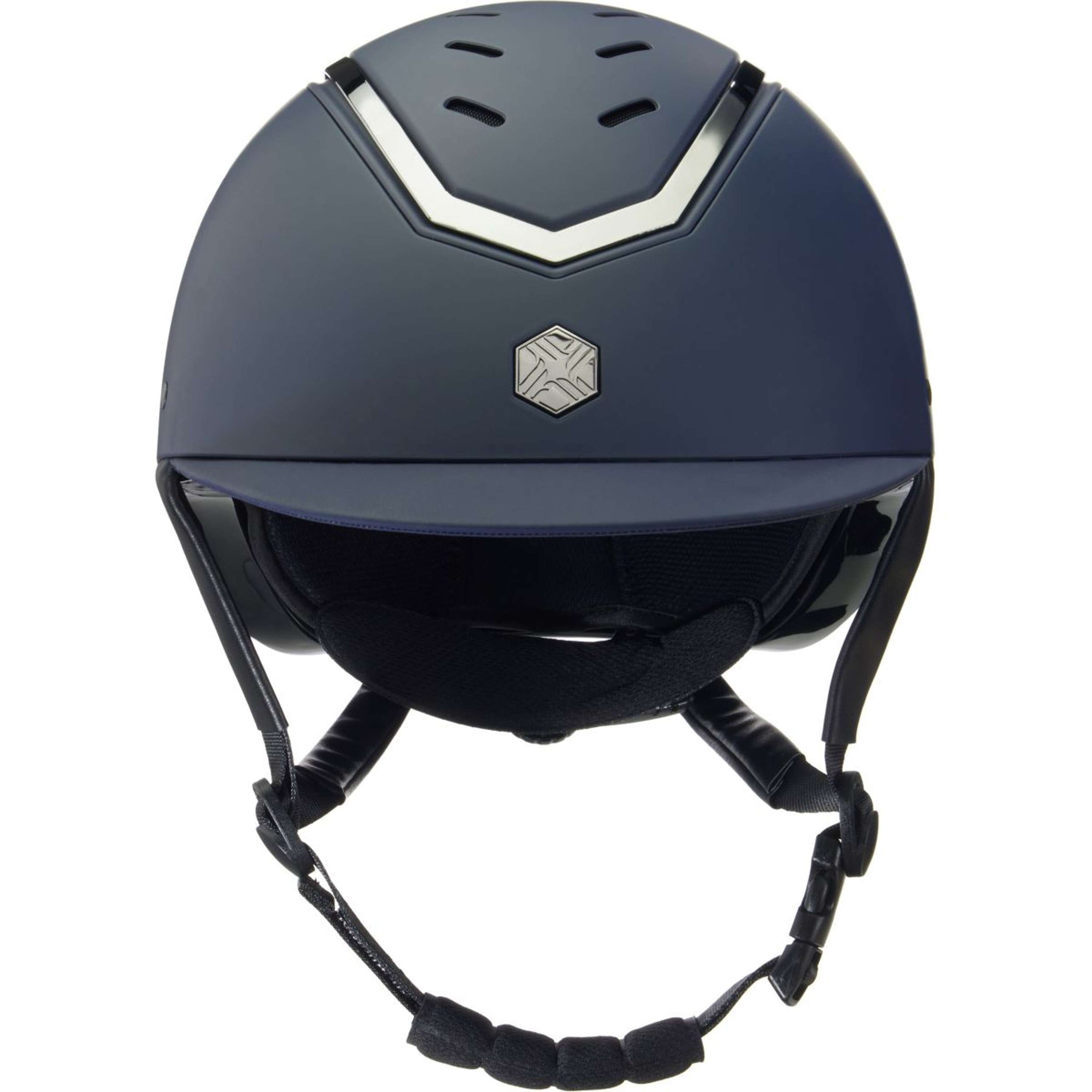 Charles Owen Casco Kylo Navy Matte/Pewter