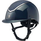 Charles Owen Casco Kylo Sparkly Navy Gloss/Pewter