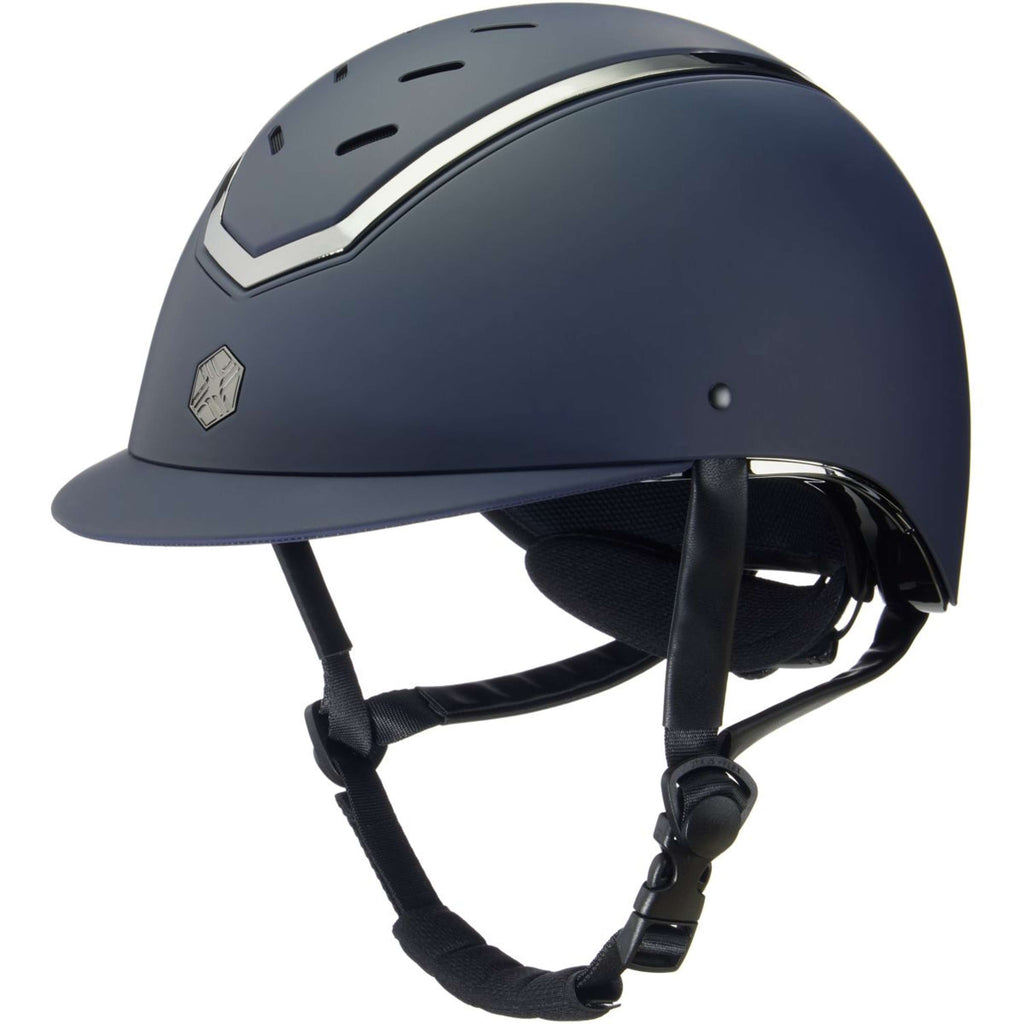 Charles Owen Casco Kylo Navy Matte/Pewter