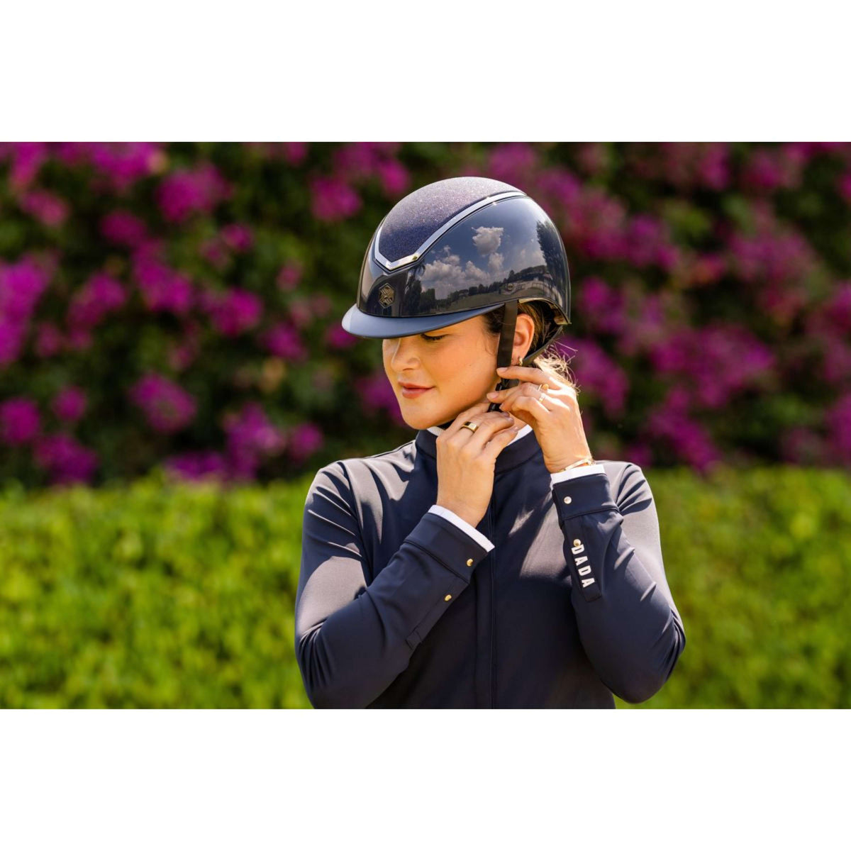 Charles Owen Casco Kylo Sparkly MIPS Navy Gloss/Pewter