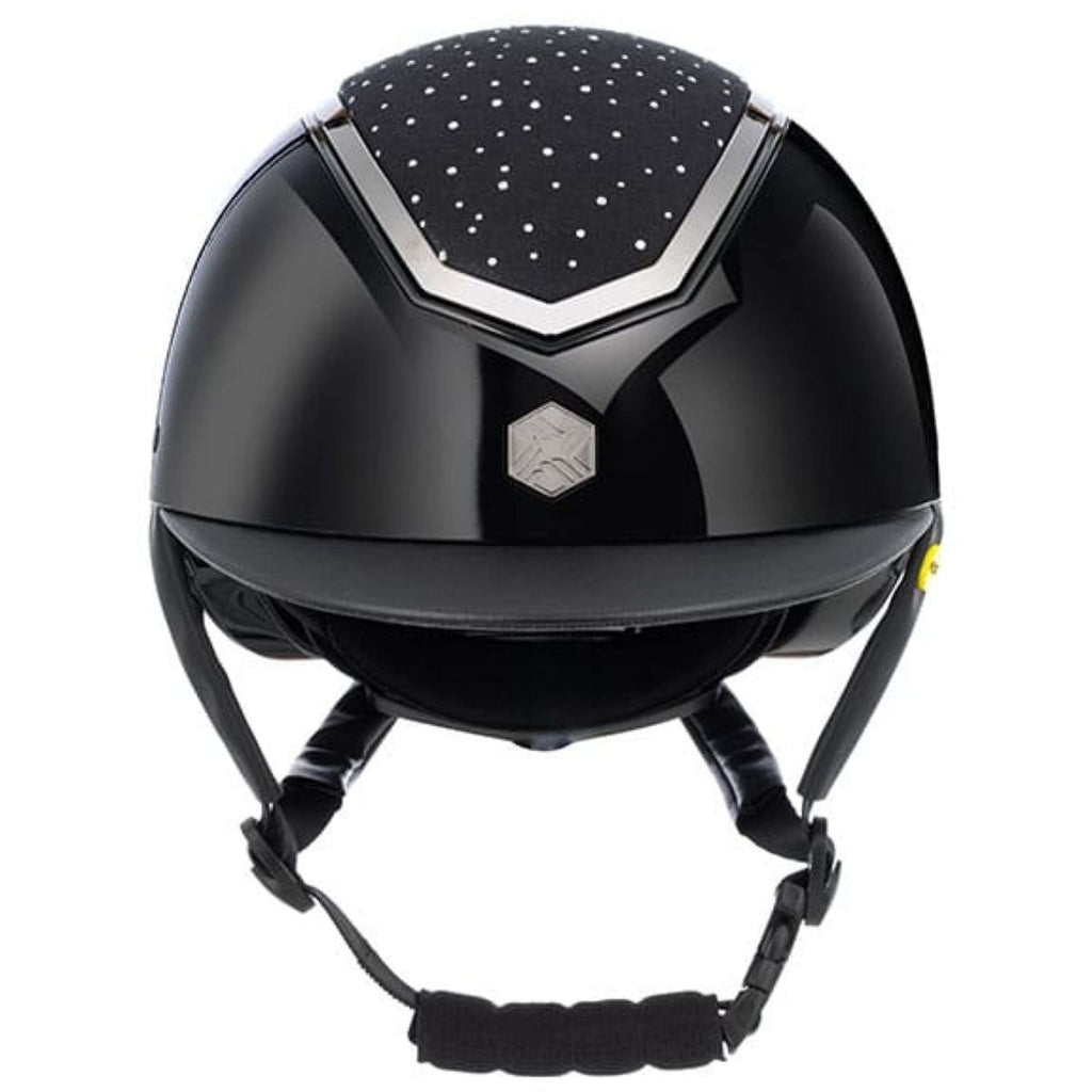 Charles Owen Casco Kylo Crystal Black Gloss/Chrome