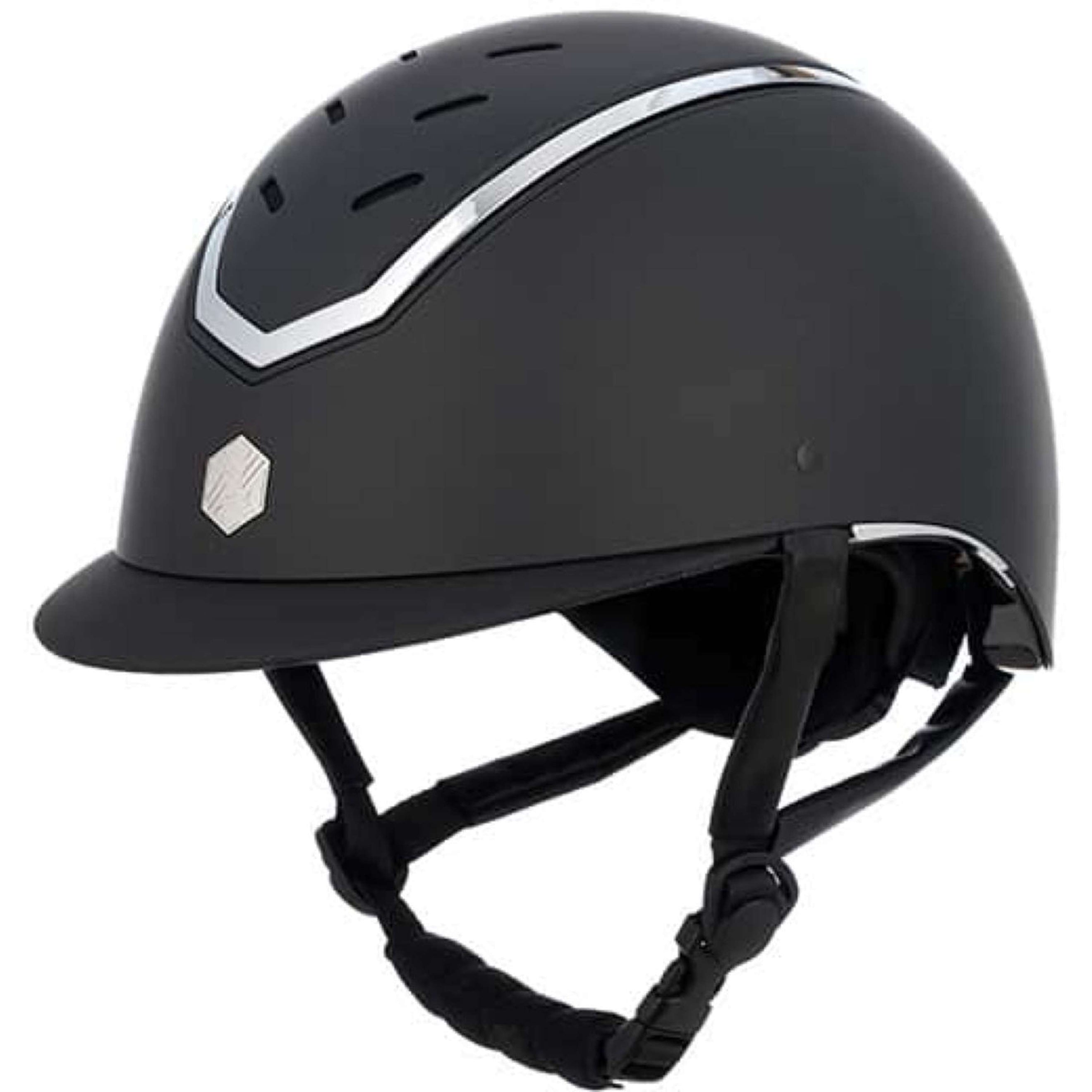 Charles Owen Casco Kylo Black Matte/Silver