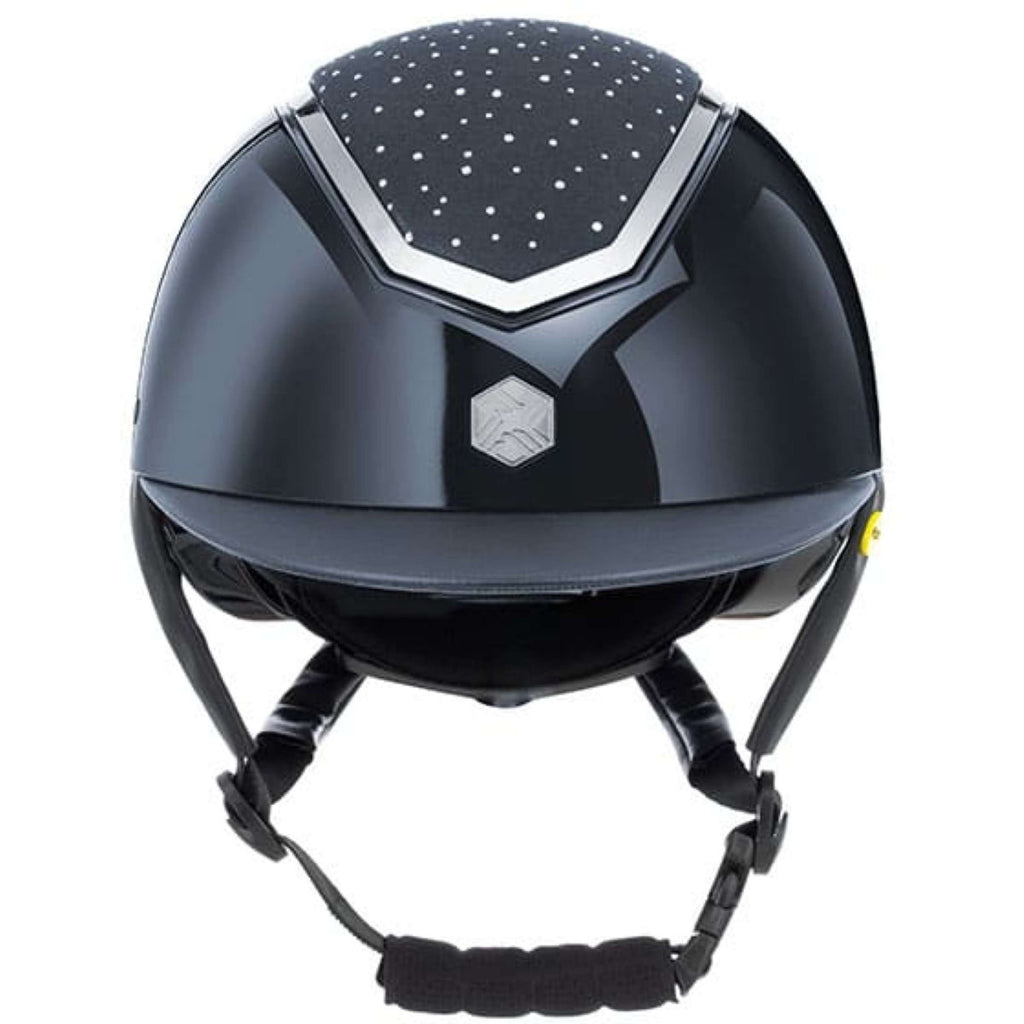 Charles Owen Casco Kylo Crystal Navy Gloss/Silver