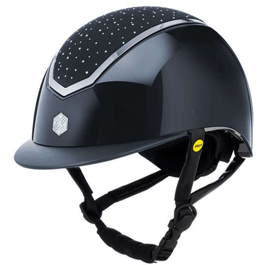 Charles Owen Casco Kylo Crystal MIPS Navy Gloss/Silver