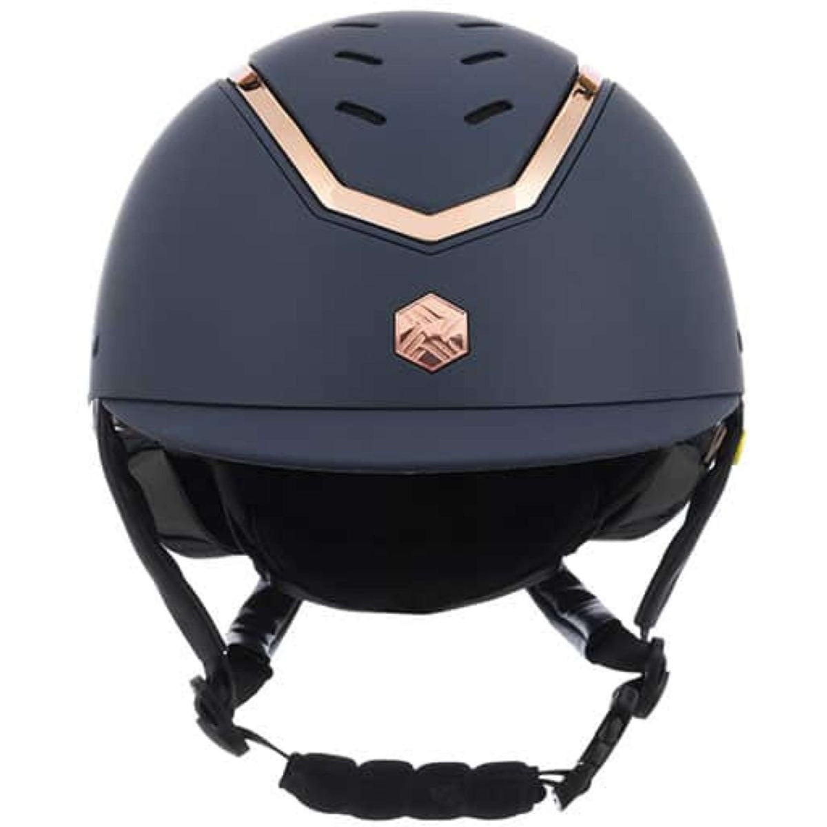 Charles Owen Casco Kylo Navy Matte/Rose Gold