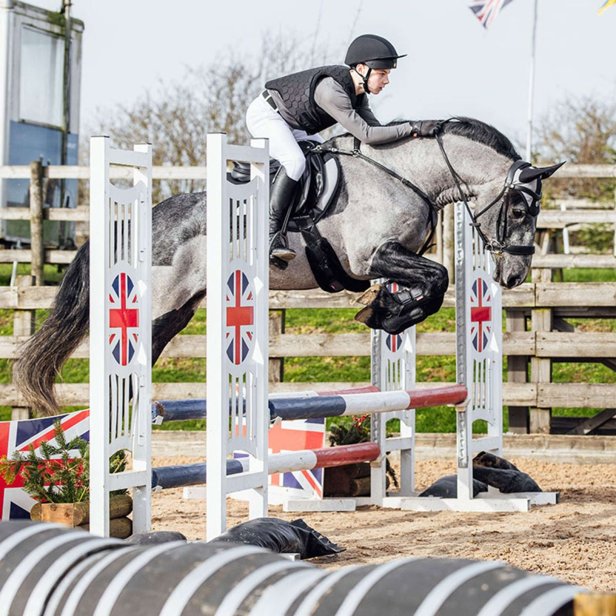 Charles Owen Protector corporal HEXA Niños Negro