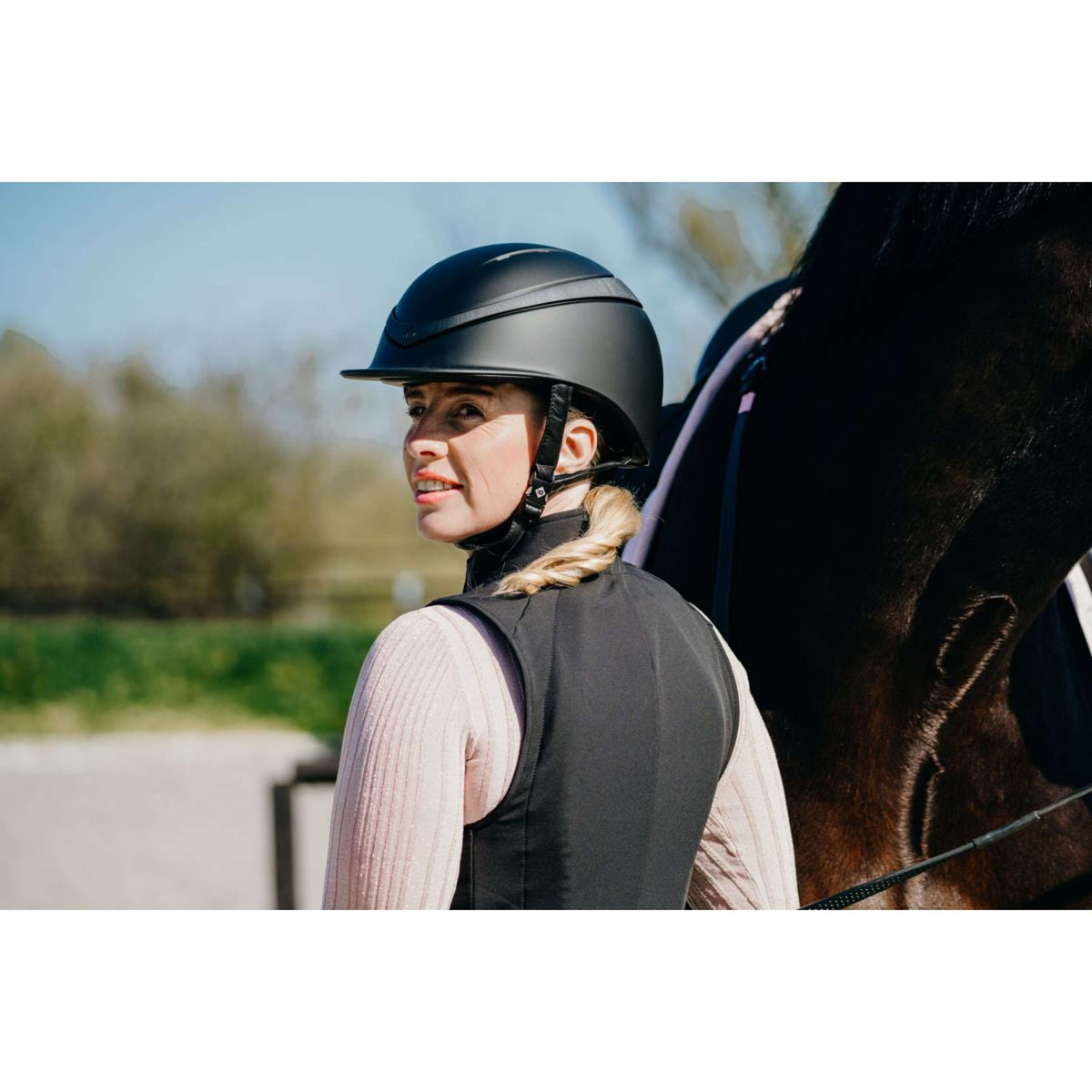 Charles Owen Protector de Espalda Eclipse Negro