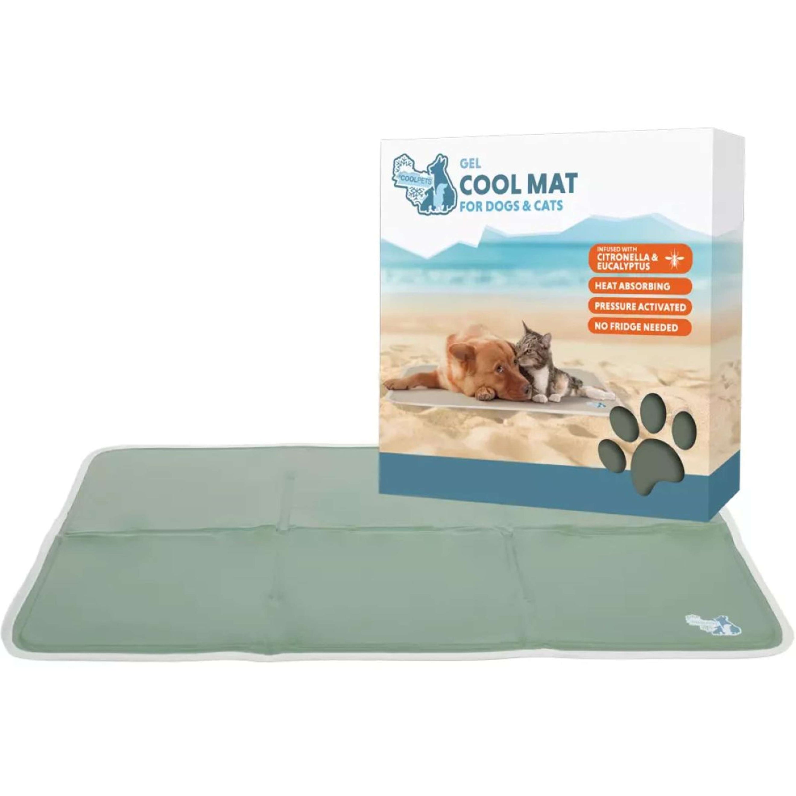 CoolPets Alfombrilla Refrigerante Gel Verde oliva