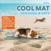 CoolPets Alfombrilla Refrigerante Gel Verde oliva