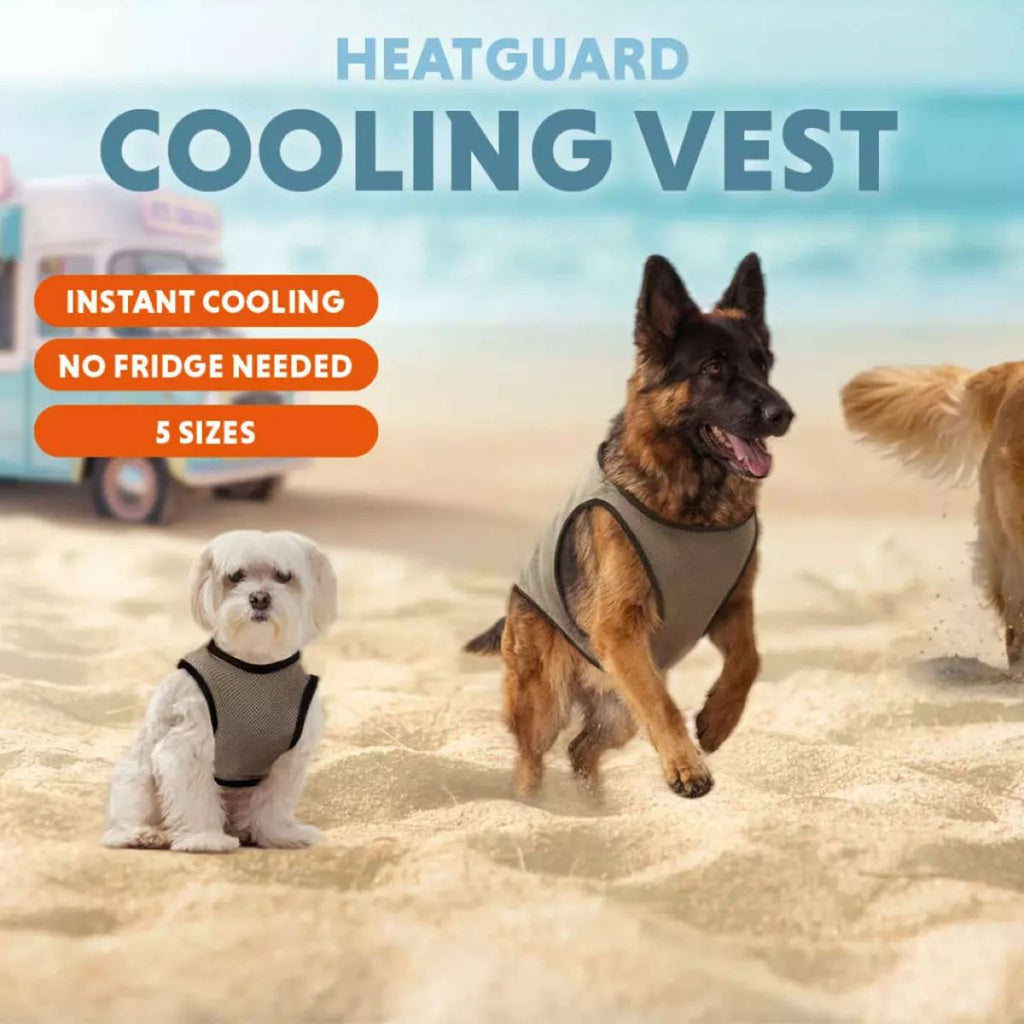 CoolPets Abrigo para Perro Cooling Beige Gris