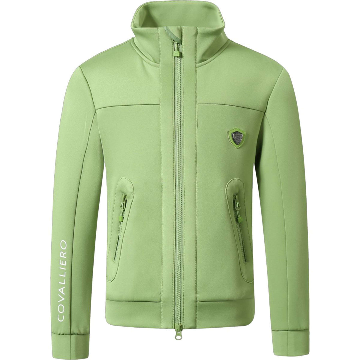Covalliero Sudadera con capucha y cremallera SS25 Verde