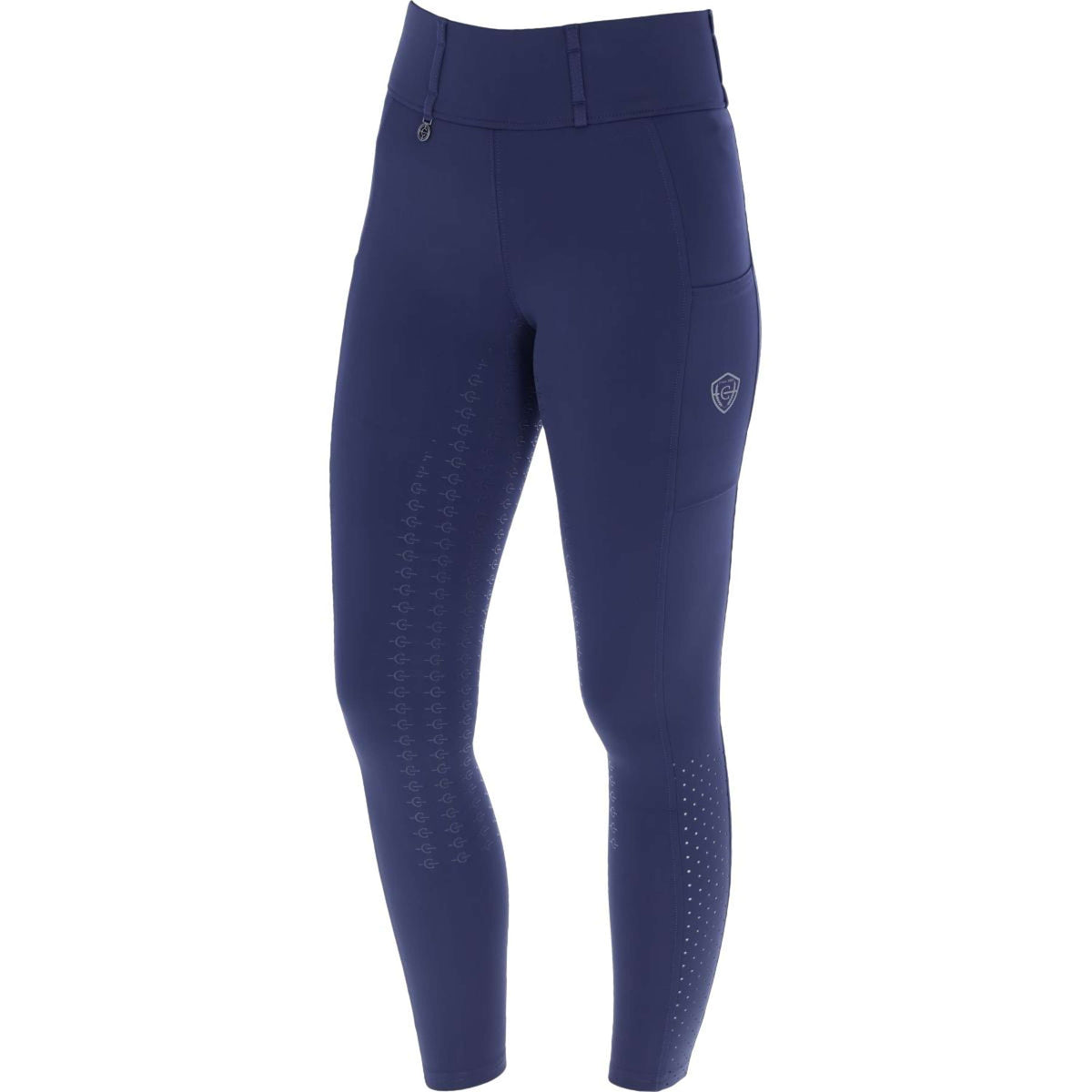 Covalliero Legging de Equitación Compression Full Grip SS25 Dark Navy