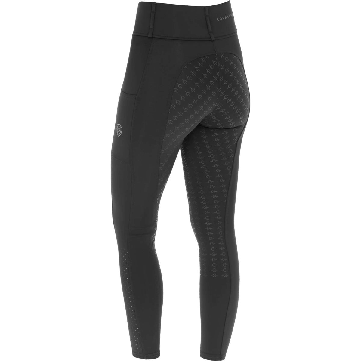Covalliero Legging de Equitación Compression Full Grip SS25 Negro