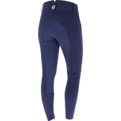 Covalliero Pantalones Premium Leather Full Grip SS25 Dark Navy