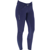 Covalliero Pantalones Premium Leather Full Grip SS25 Dark Navy