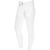 Covalliero Pantalón de Equitación Premium Leather Full Grip SS25 Blanco