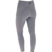 Covalliero Legging de Equitación AW25 Full Grip Steel Grey