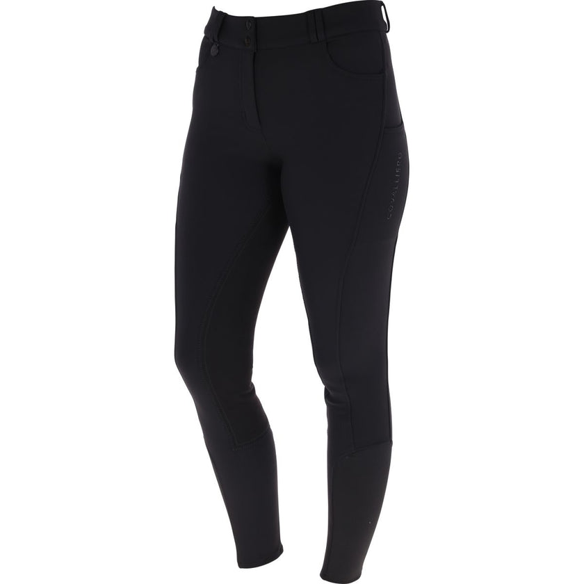 Covalliero Pantalón de Equitación AW25 Leather Full Grip Negro