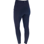 Covalliero Pantalón de Equitación AW25 Leather Full Grip Dark Navy