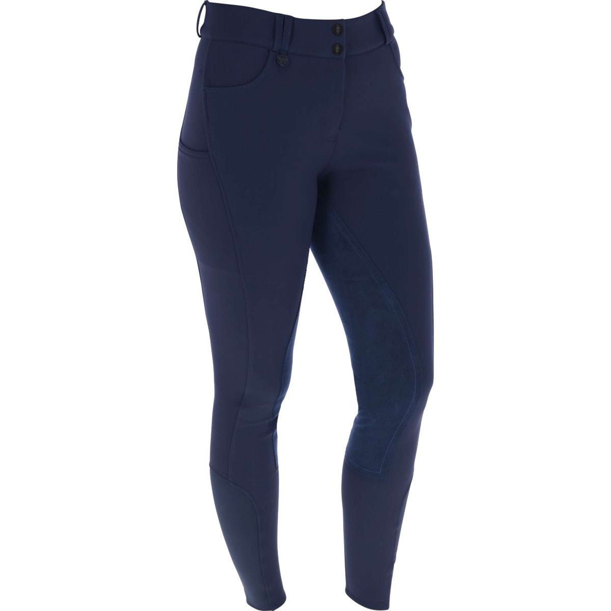 Covalliero Pantalón de Equitación AW25 Leather Full Grip Dark Navy
