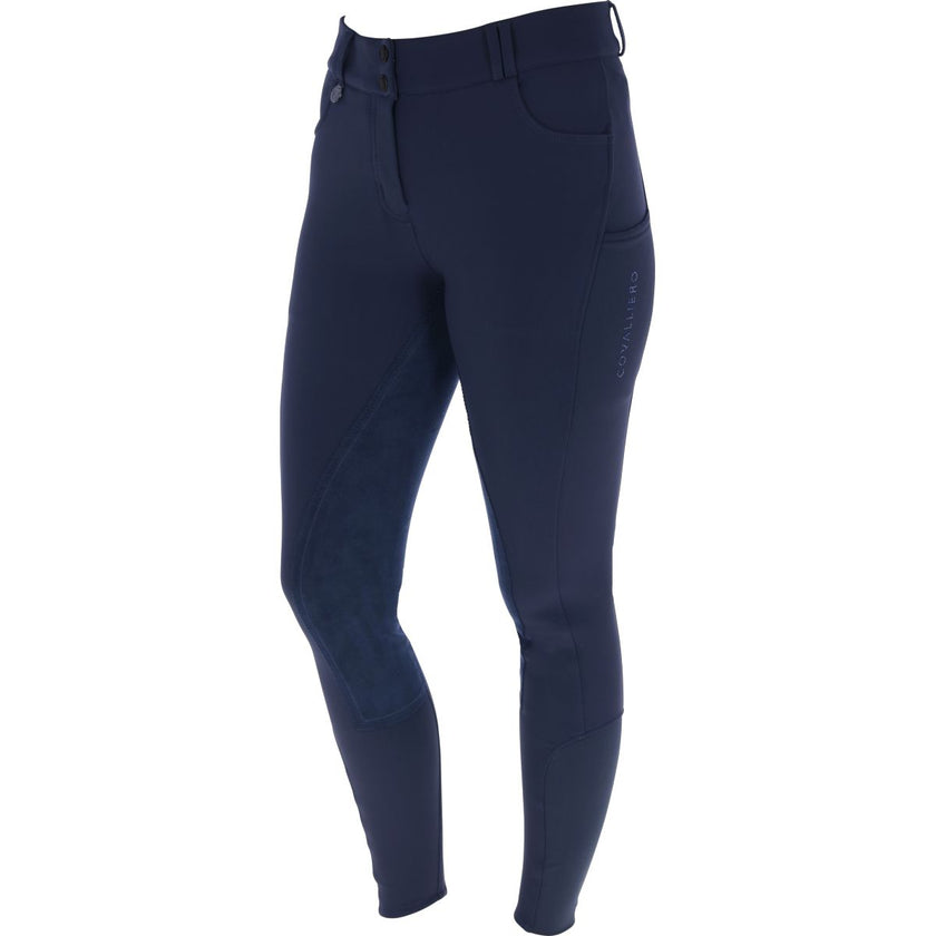 Covalliero Pantalón de Equitación AW25 Leather Full Grip Dark Navy