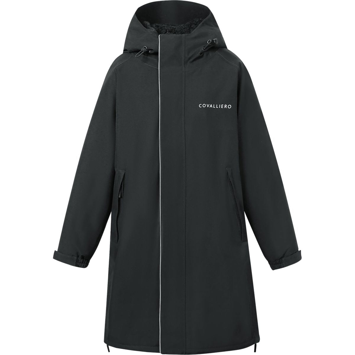 Covalliero Abrigo Largo Arctic AW25 Negro