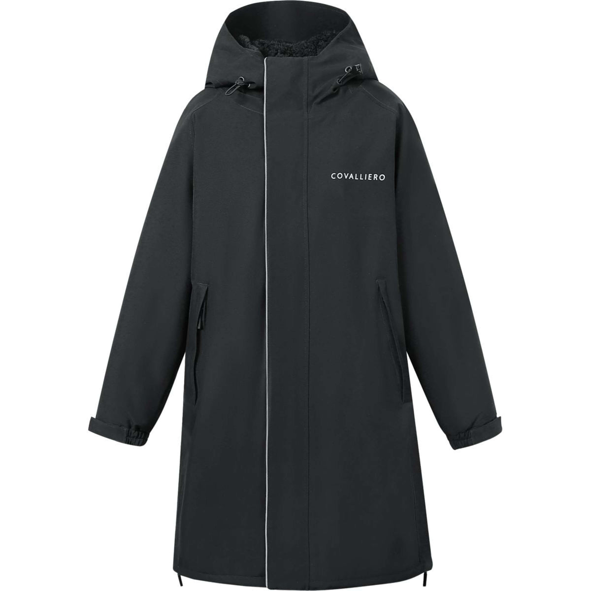 Covalliero Abrigo Largo Arctic AW25 Negro