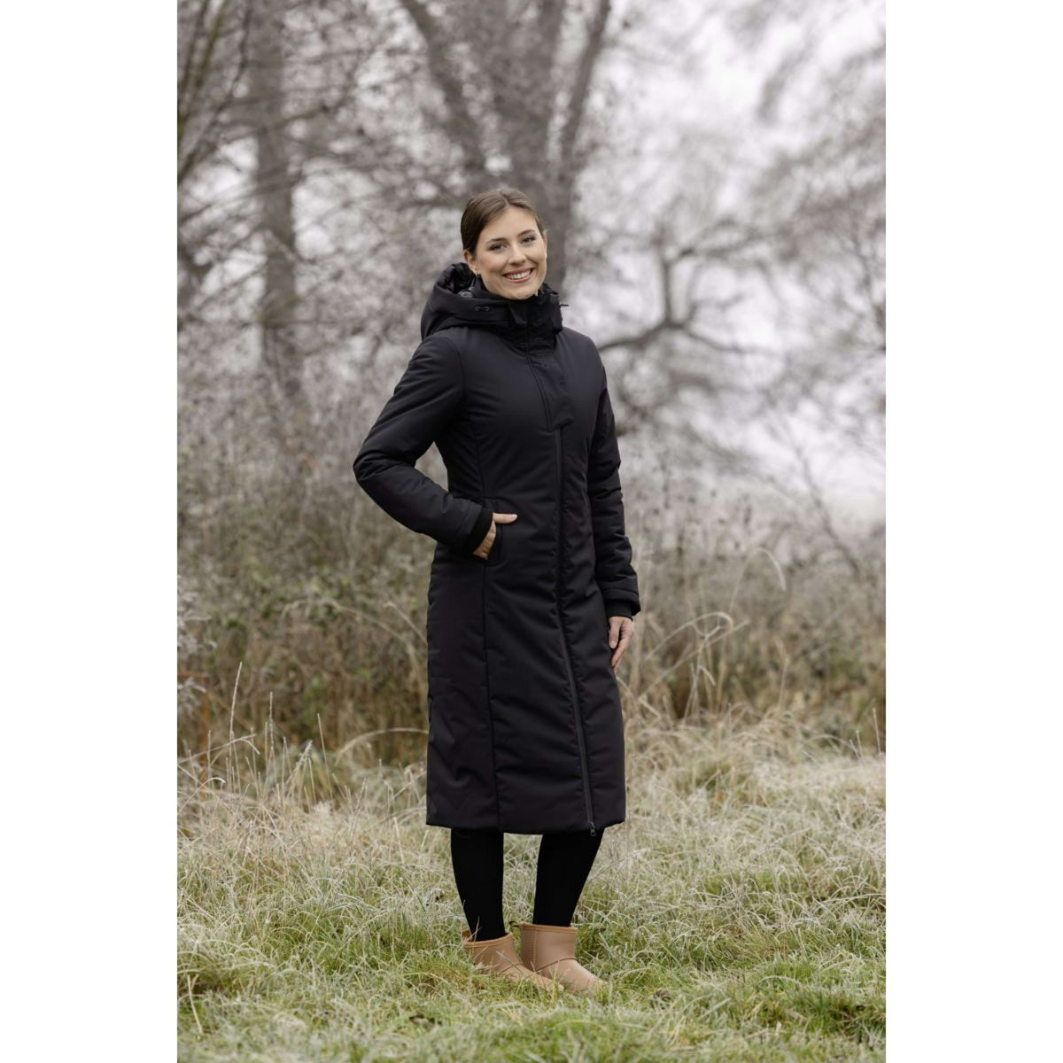 Covalliero Abrigo Largo AW25 Negro