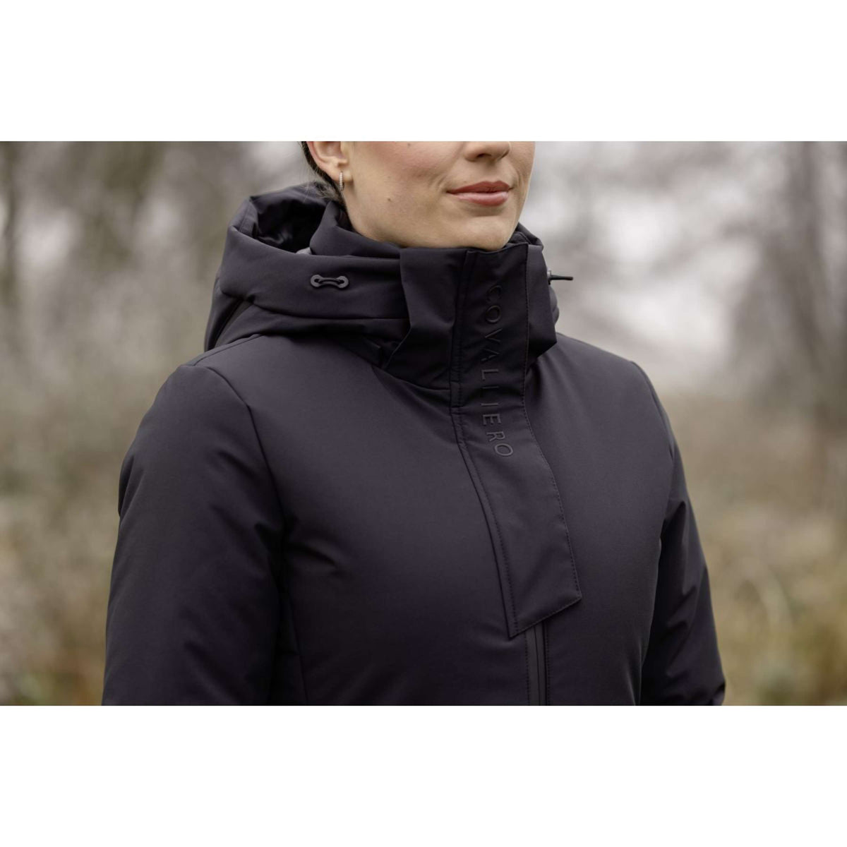 Covalliero Abrigo Largo AW25 Negro