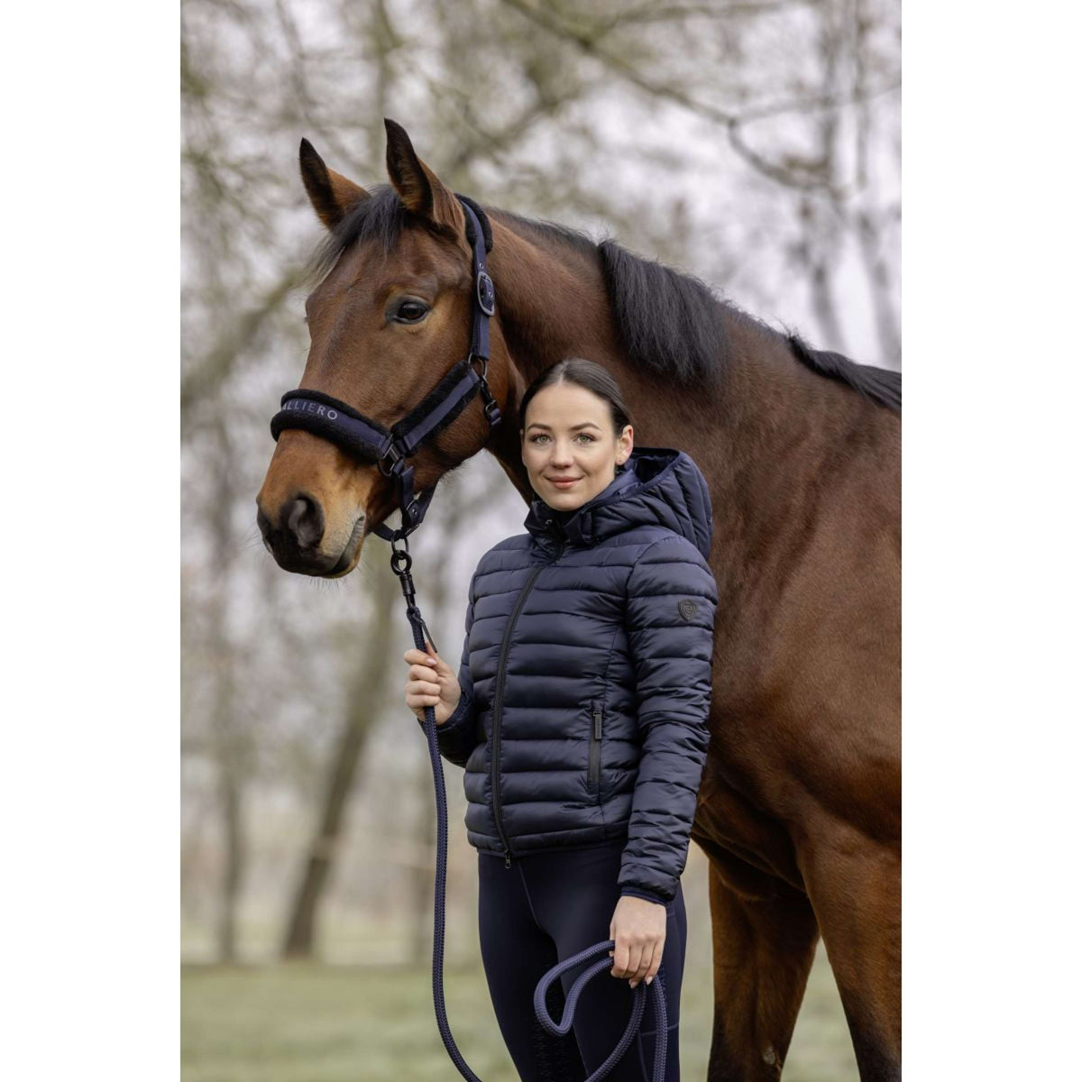 Covalliero Chaqueta Quilted AW25 Dark Navy