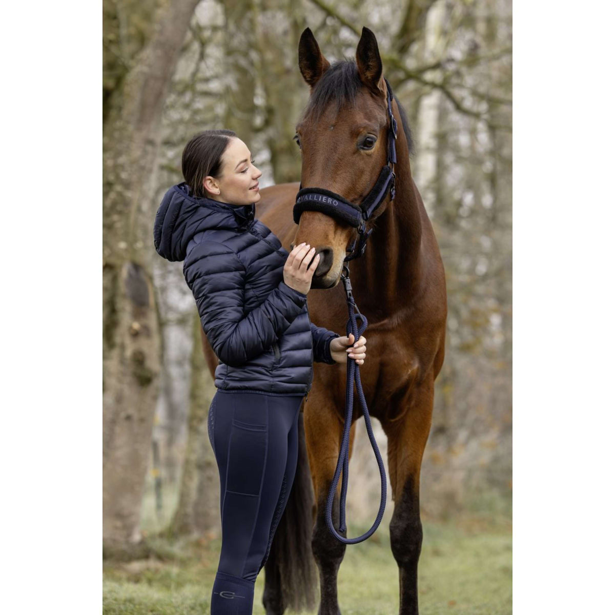 Covalliero Chaqueta Quilted AW25 Dark Navy