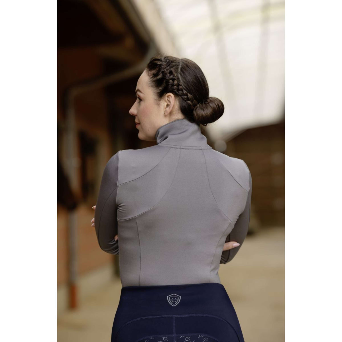 Covalliero Shirt AW25 Mangas Largas Steel Grey