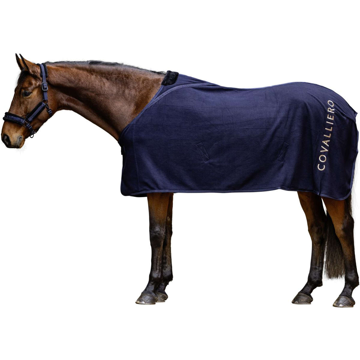 Covalliero Manta de Forro Polar AW25 Dark Navy