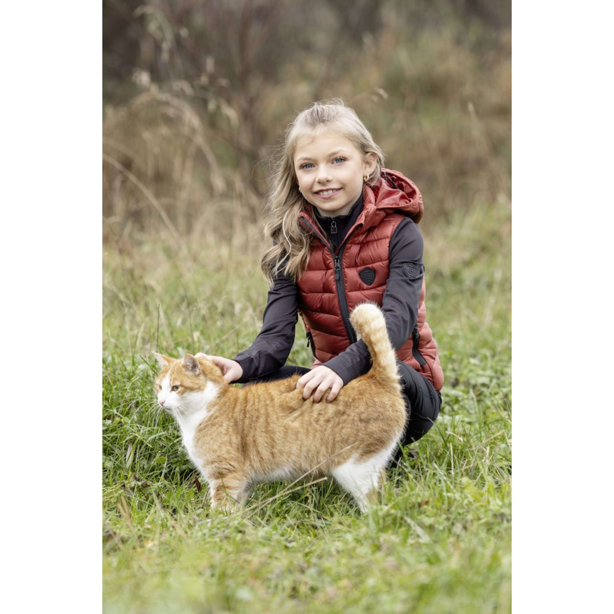 Covalliero Chaleco Quilted AW25 Kids Oxido