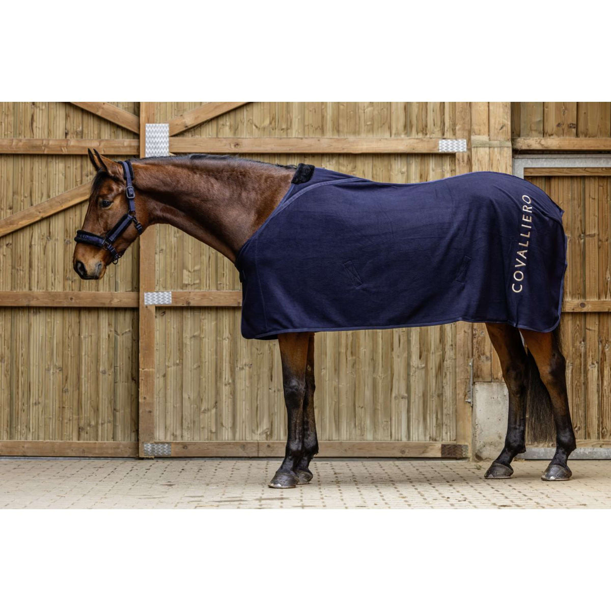 Covalliero Manta de Forro Polar AW25 Dark Navy