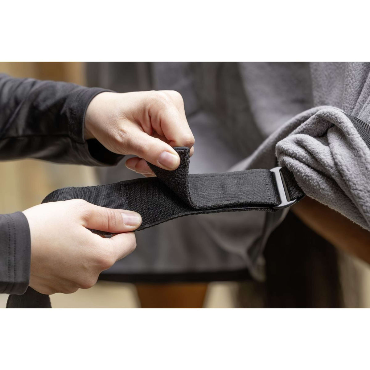 Covalliero Manta de Forro Polar AW25 Steel Grey