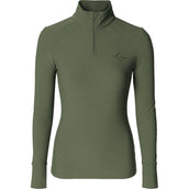 Covalliero Active Shirt AW26 Forest Green