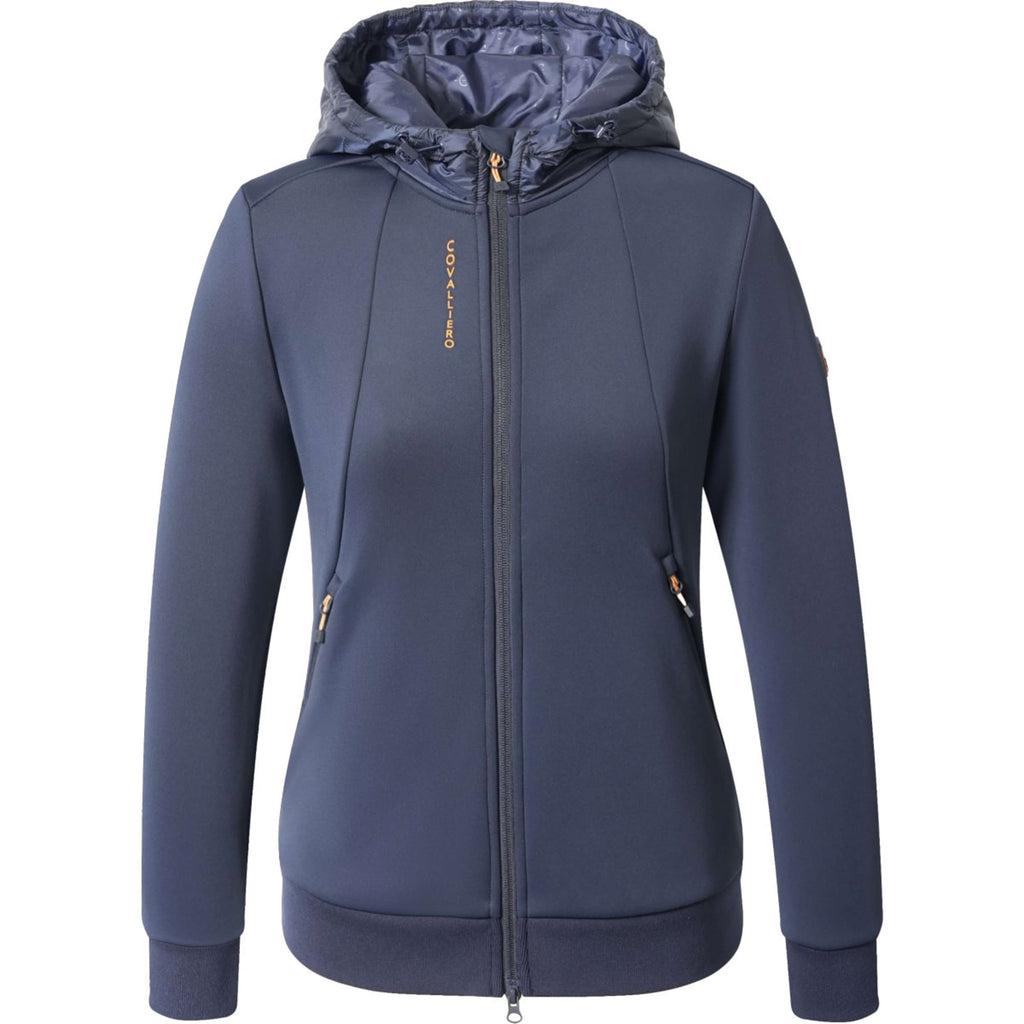 Covalliero Sudadera con capucha y cremallera AW26 Dark Navy