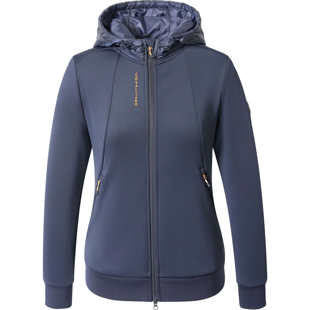 Covalliero Sudadera con capucha y cremallera AW26 Dark Navy