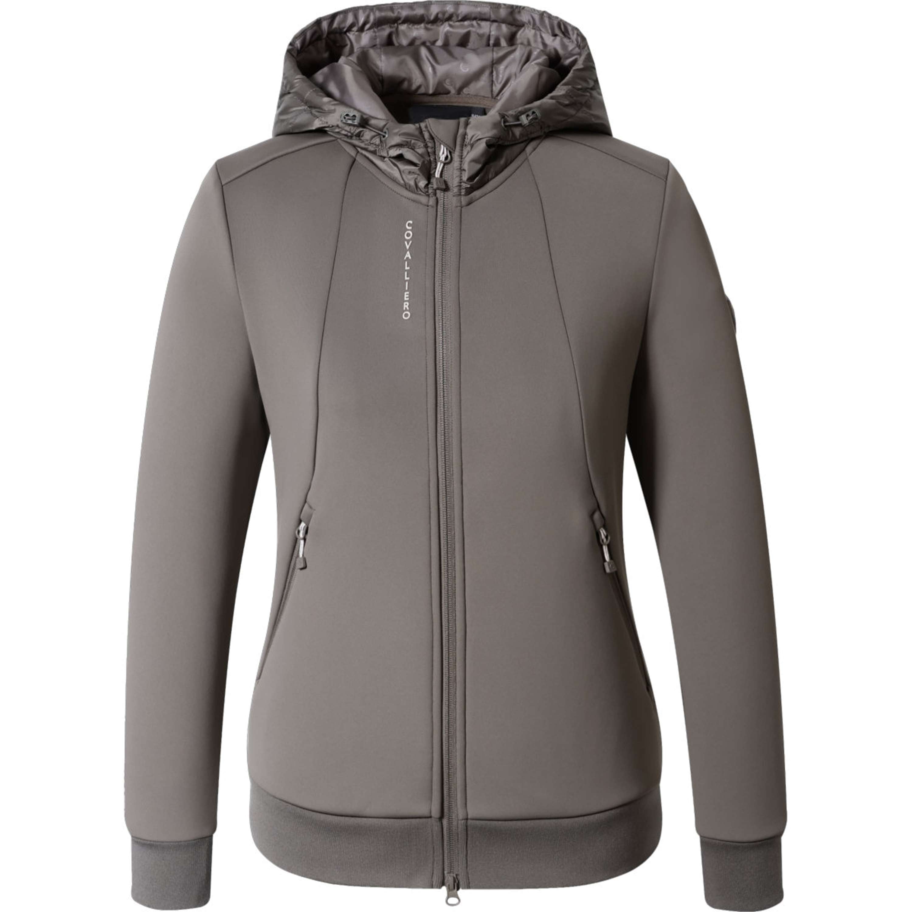 Covalliero Sudadera con capucha y cremallera AW26 Milky Chocolate
