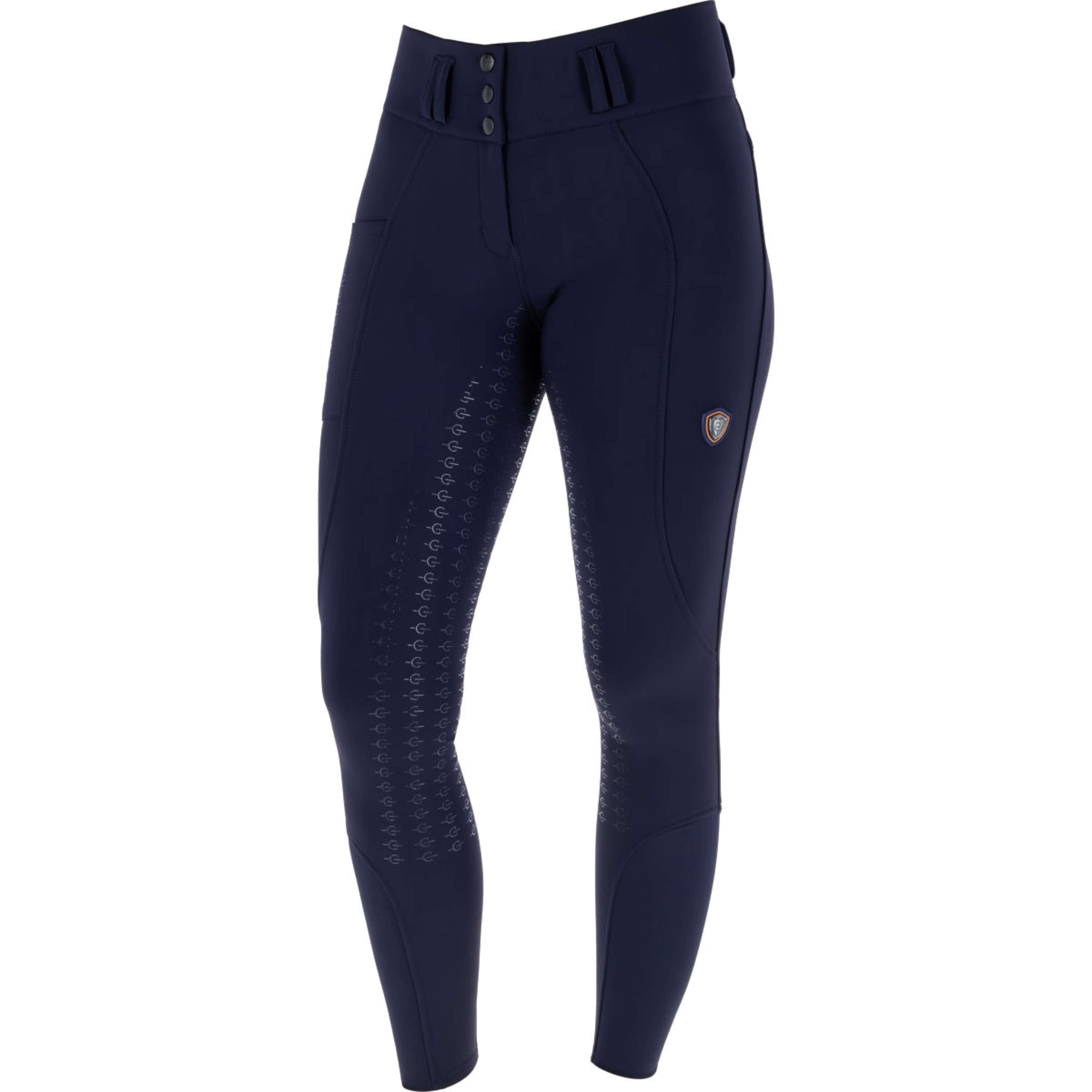 Covalliero Pantalón de Equitación Hight Waist Full Grip AW26 Dark Navy