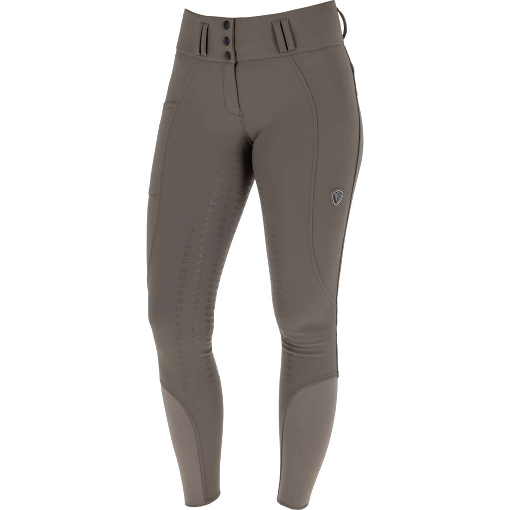 Covalliero Pantalón de Equitación Hight Waist Full Grip AW26 Milky Chocolate